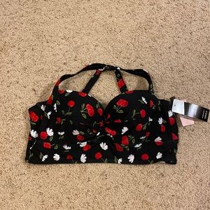 Torrid cherry bikini top